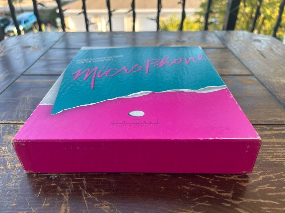 MicroPhone Communication Software for Macintosh Boxed w Manuals & Disks