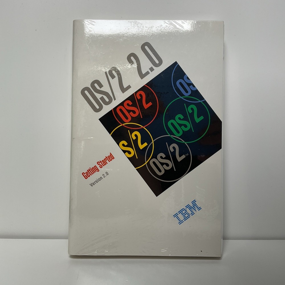 IBM OS/2 Version 2.0 Getting Started Factory Sealed NOS