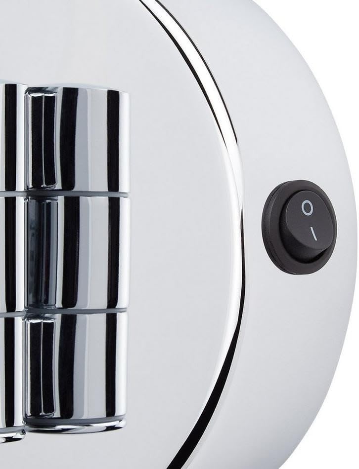 Signature Hardware SH662008BG Harbin Magnifying Double-Sided Wall-Mount Lighted