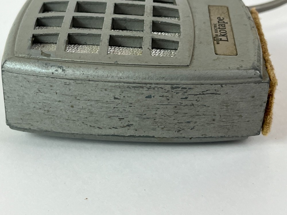 Webster Electric Ekotape Microphone Mic Untested