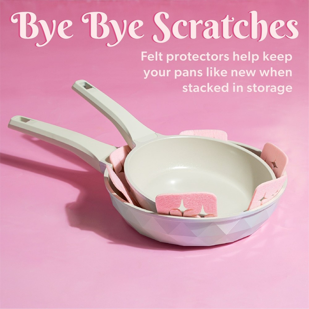 Paris Hilton 10-Piece Ceramic Nonstick Cookware Set