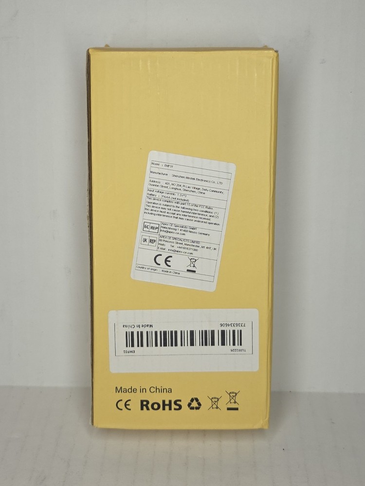 MESTEK Electromagnetic Radiation Detector multidirectional EMF01