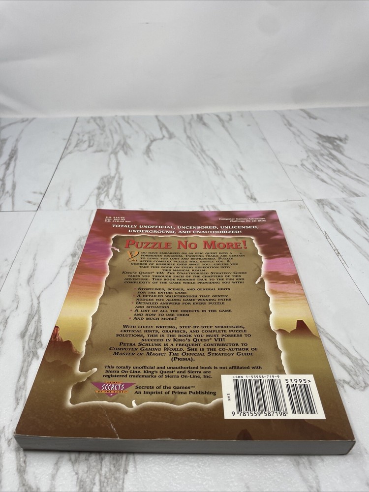 King's Quest VII - Unauthorized Strategy Guide (Prima)