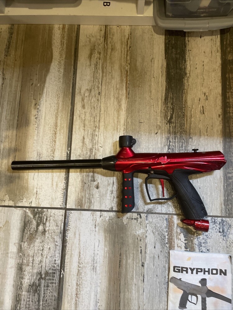 Tippman Gryphon Basic Paintball Gun-Red Used Once