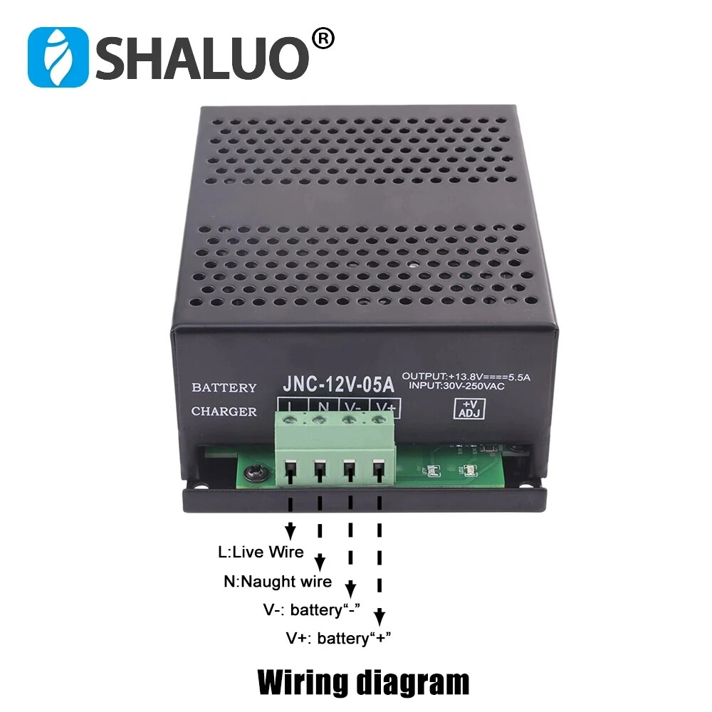 DC12/24V 5A Auto Battery Charger Module Diesel Generator Float Charging Adapter