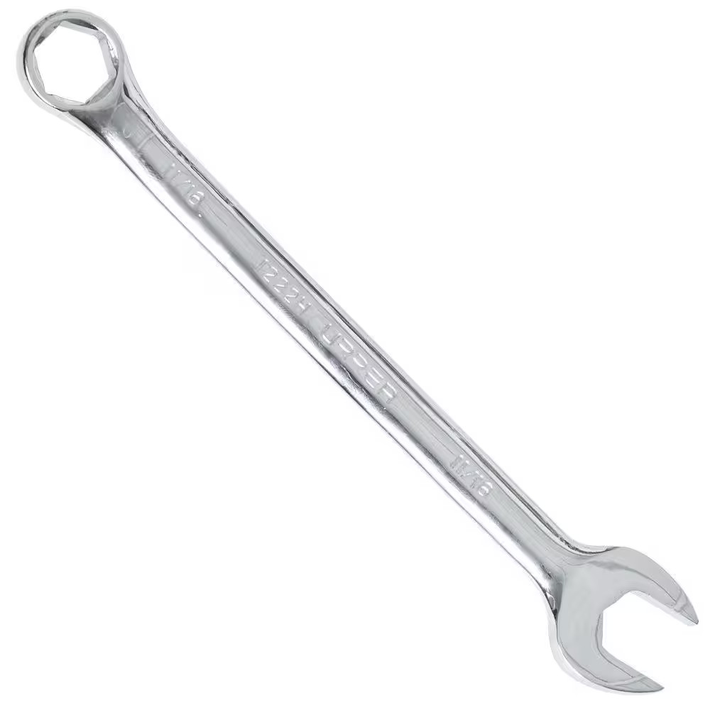 15/16 In. 6 Point Combination Chrome Wrench