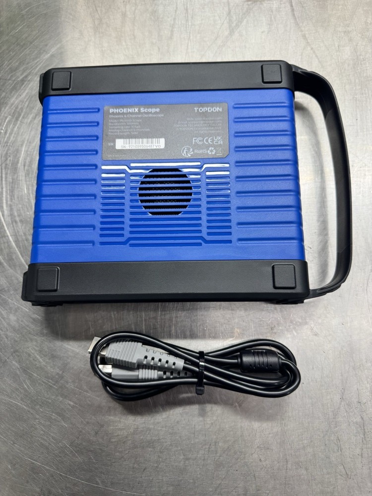 TOPDON Phoenix Scope 4-Channel Oscilloscope + Cable – Tested – Works