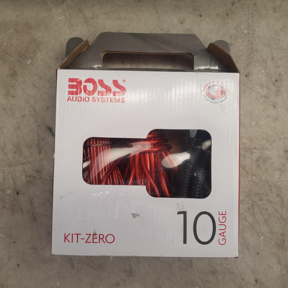 Boss Audio KIT-ZERO 10 Gauge Car Amp Install Kit