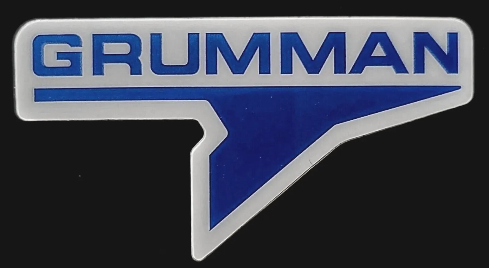 NORTHROP GRUMMAN STICKER 3 1/3 X 1 7/8" GLOSSY THICK OUTDOOR WATERPROOF