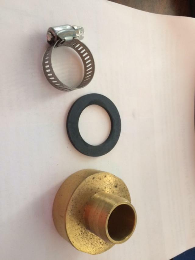 SEAFIT SINK DRAIN ADAPTER SOLID BRASS