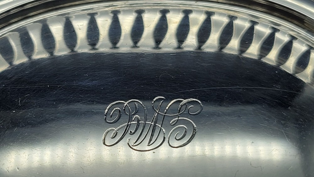 Vintage MAUSER STERLING SILVER PIERCED BOWL