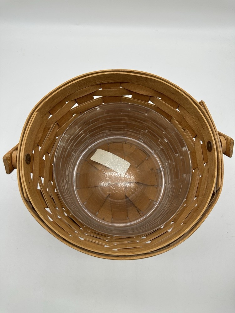 Longaberger 1995 Fruit Basket with Protector Single Handle