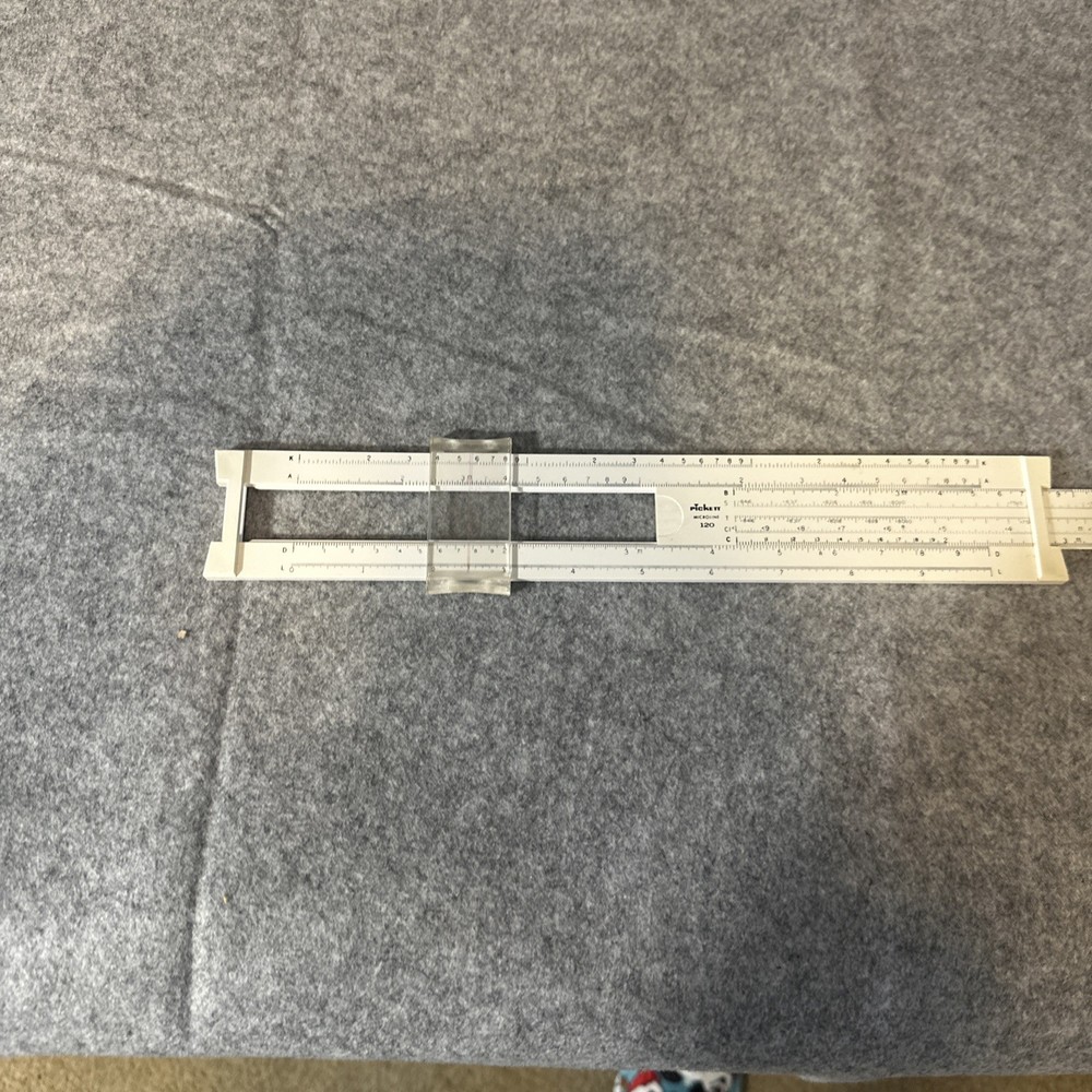 Pickett Slide Rule Microline 120 Vintage