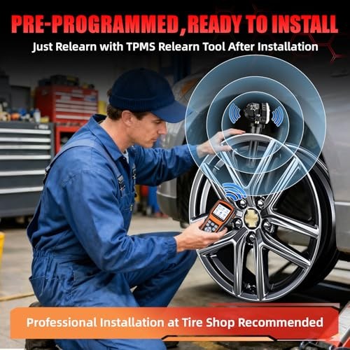 Pre-Programmed 315MHz TPMS Sensor Fit for Chevy Traverse (2008–2017),