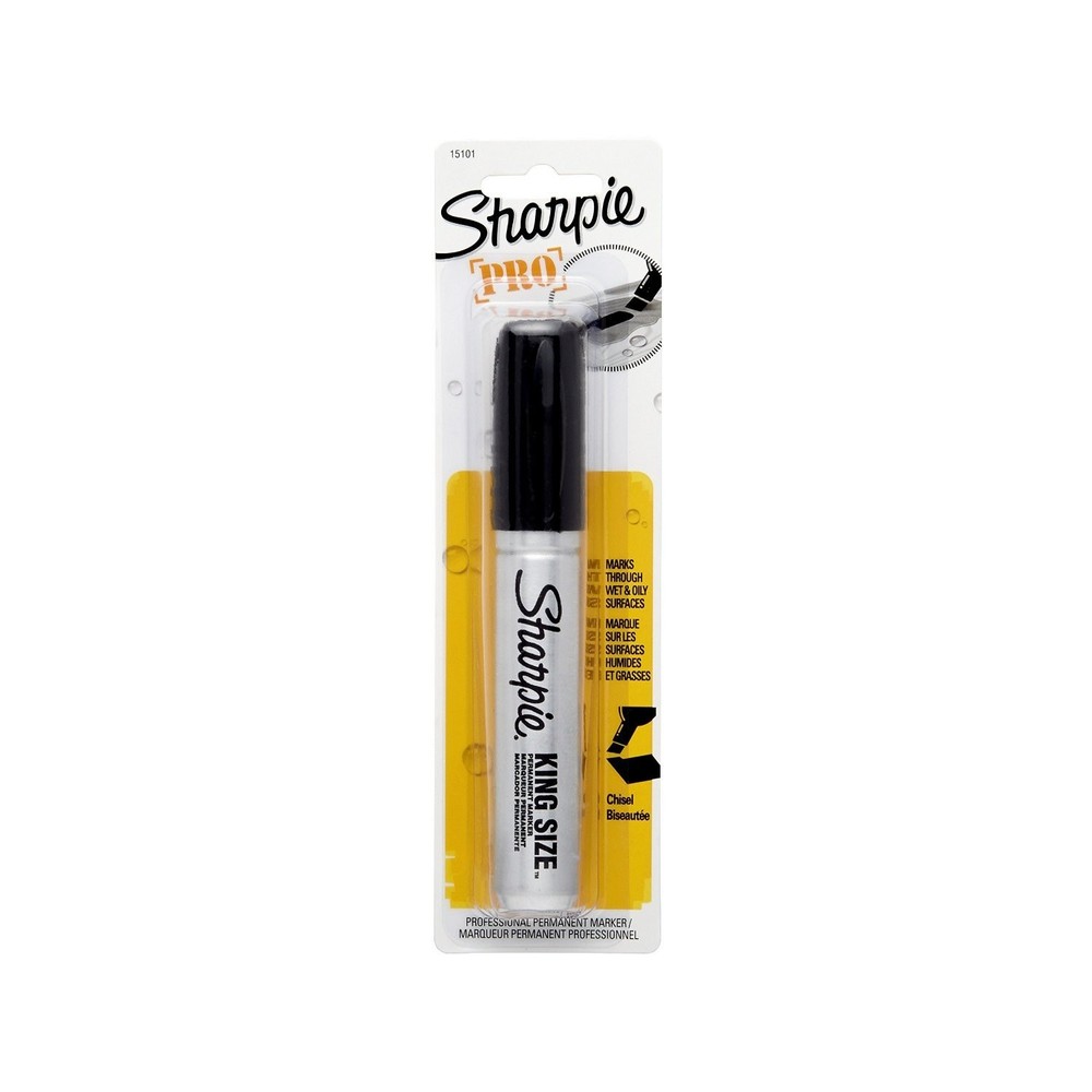Sharpie Pro King Size Permanent Marker, Black (15101PP)