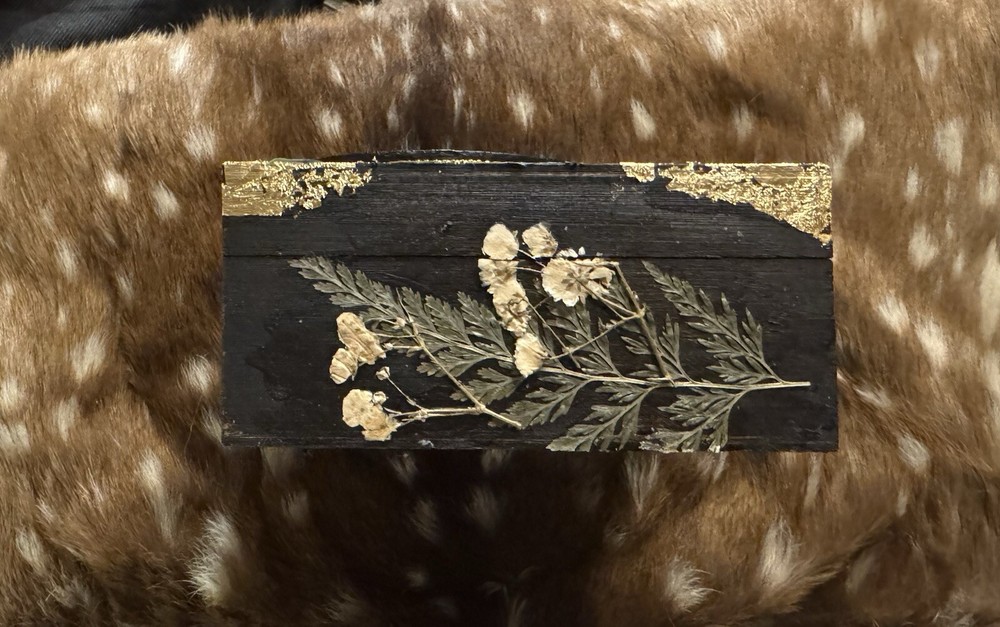 Unique Box With Dried Real Flowers