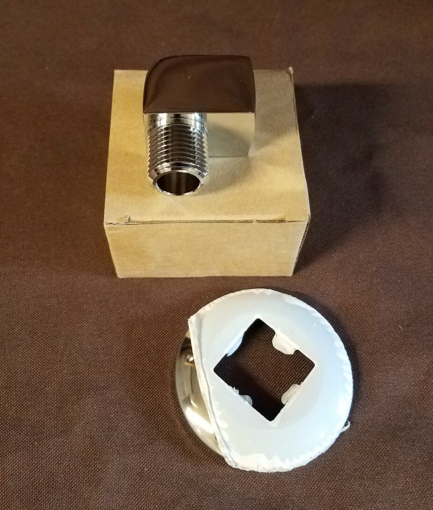 Shower Outlet Elbow Chrome With Wall Flange