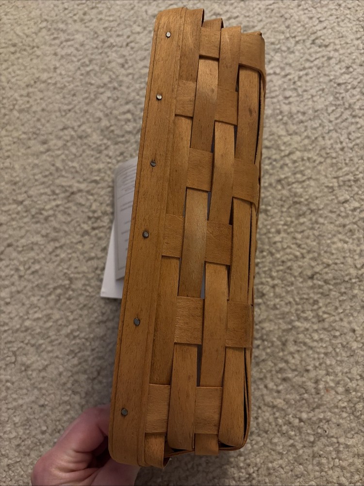 LONGABERGER CRACKER BASKET. Never Used