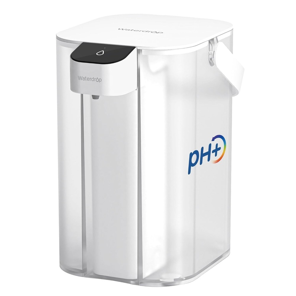 Waterdrop Alkaline Electric Water Filter Pitcher,White,with 1 Filter