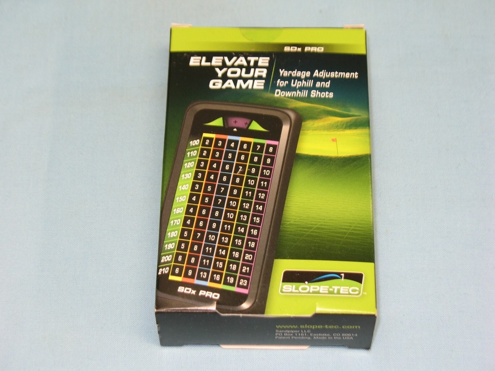 SLOPE TECH ~ # SDx PRO ~ GOLFER SLOPE COMPENSATION "GOLF"