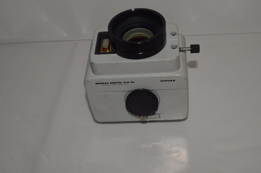 (M#) WILD HEERBRUGG 51 S SPOT MICROSCOPE CAMERA SHUTTER ATTACHMENT (TRQ135)