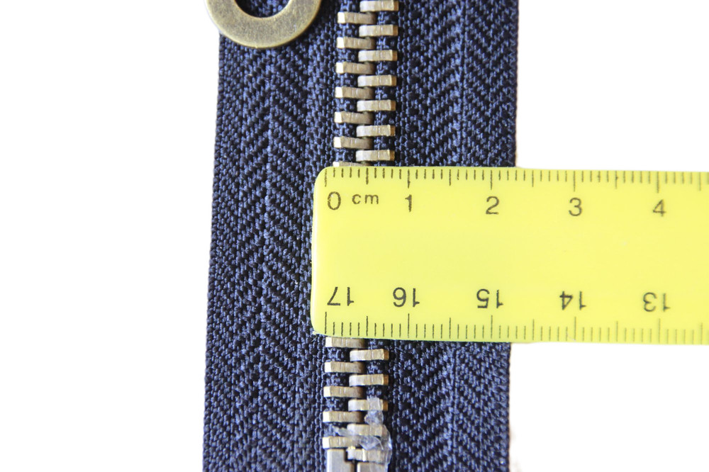 Zip Black Metal Divisible 8mm Width Teeth Motorcycle Jacket