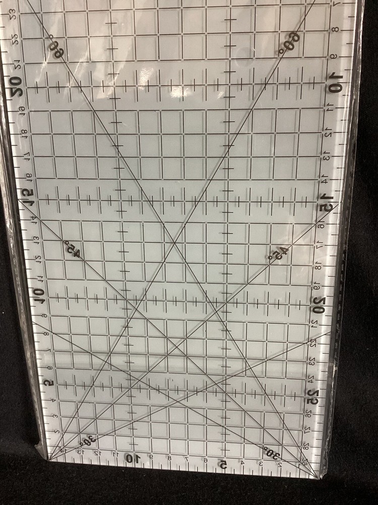 Quilting Ruler Centimeters Rectangle New 30x15cm Acrylic Patchwork Sewing