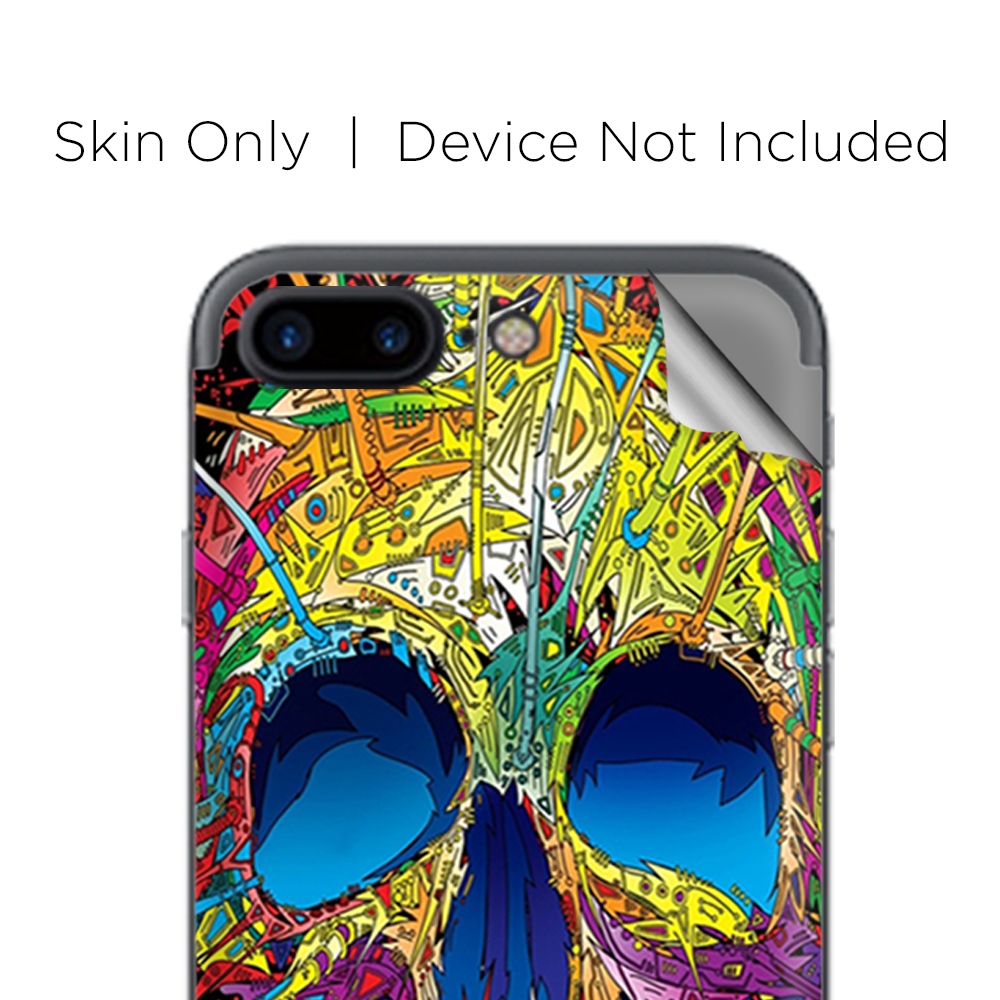 Apple iPhone 7 / 8 Plus Skins Decal Wrap colorful skull 1