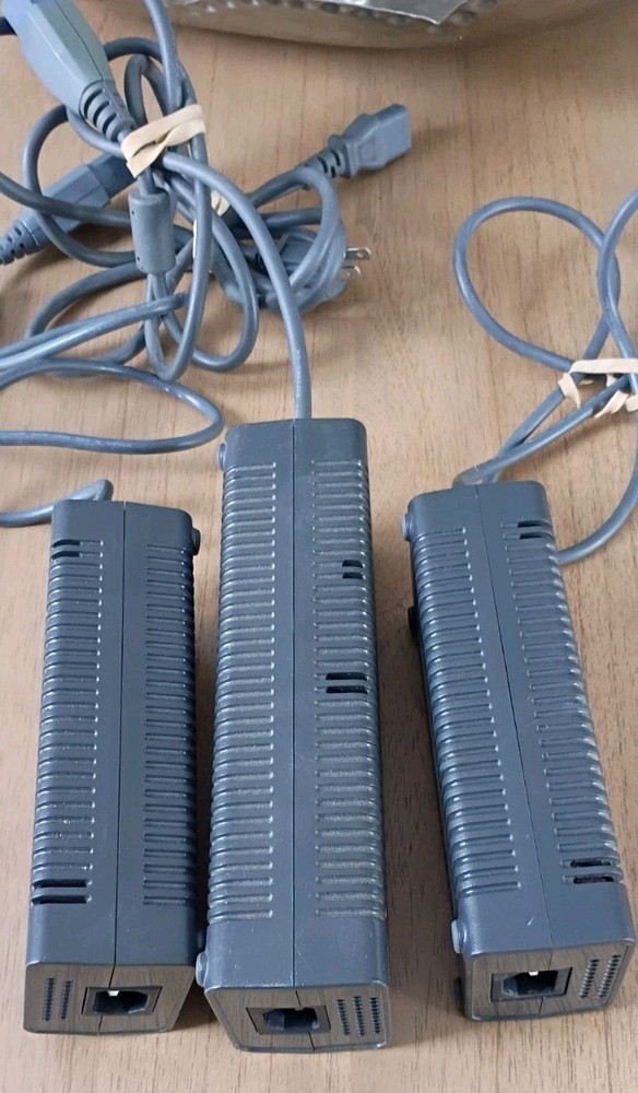 Genuine Microsoft Xbox 360 (3) Power Bricks Only PLEASE READ DESCRIPTION!