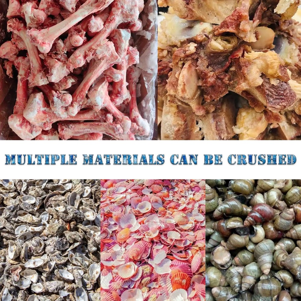 220V Kitchen Waste Beef Sheep Bone Crusher Machine Kitchen Waste Disposer