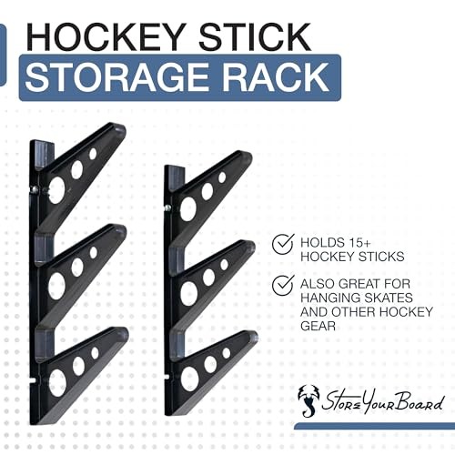 Adjustable Snowboard Storage Rack, Wall Mount 4 Board Display Black