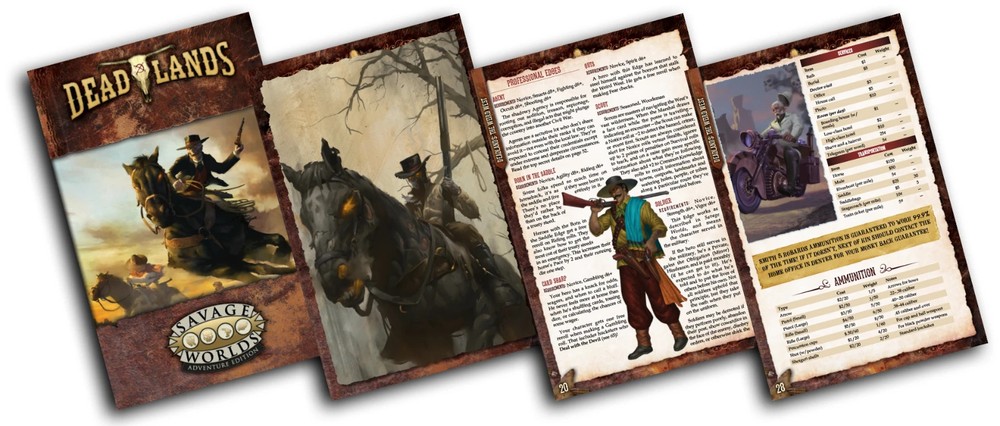 Deadlands: The Weird West Core Rules Book | SWADE RPG