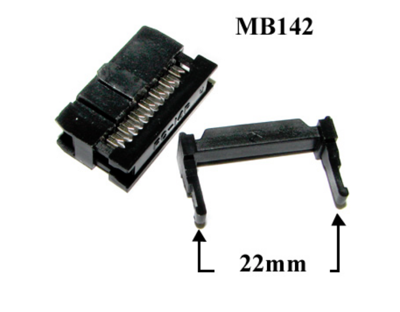 IDC 14 pin Socket dual row for ribbon ca