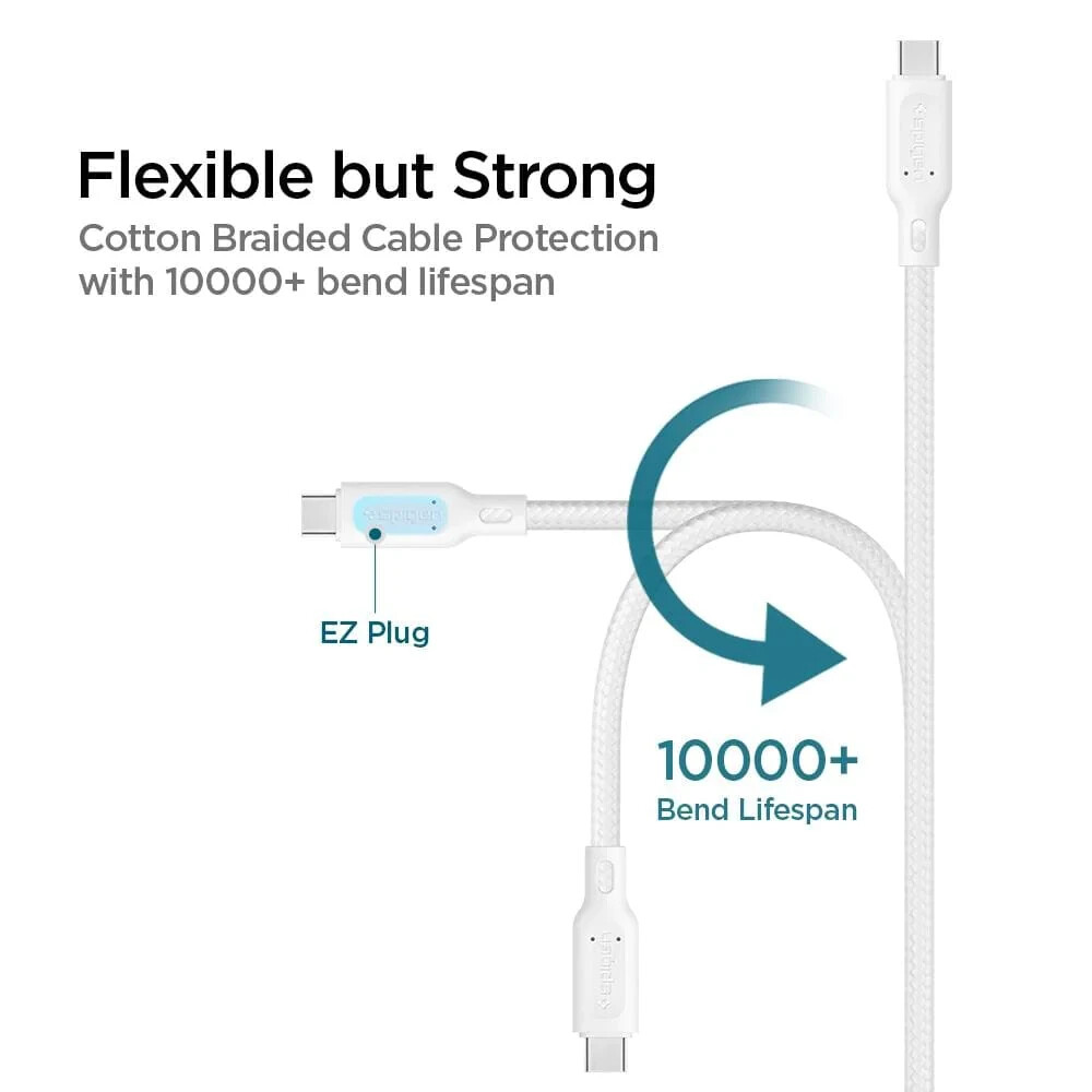 Spigen DuraSync ™ USB-C to USB-C 2.0 Cable 000ca25703_2 Pack