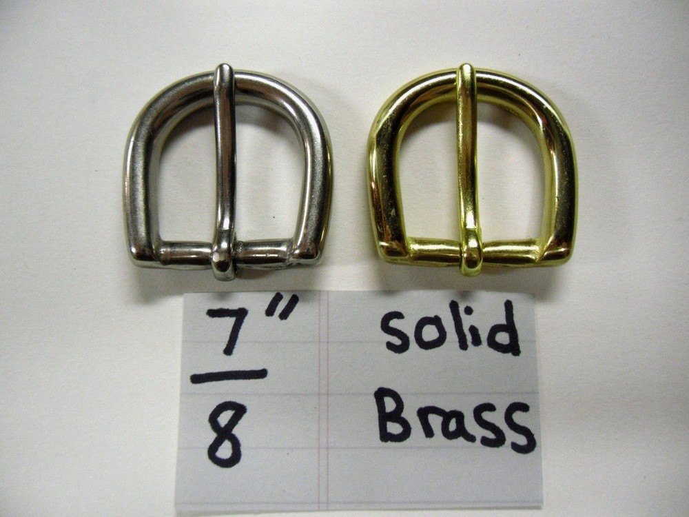Wholesale Solid brass Buckle. 7/8"  for (25) pieces.
