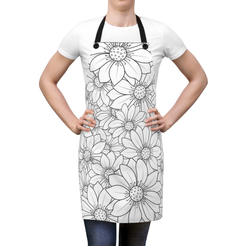 Custom All-Over Print Apron - Stylish & Functional Kitchen Wear