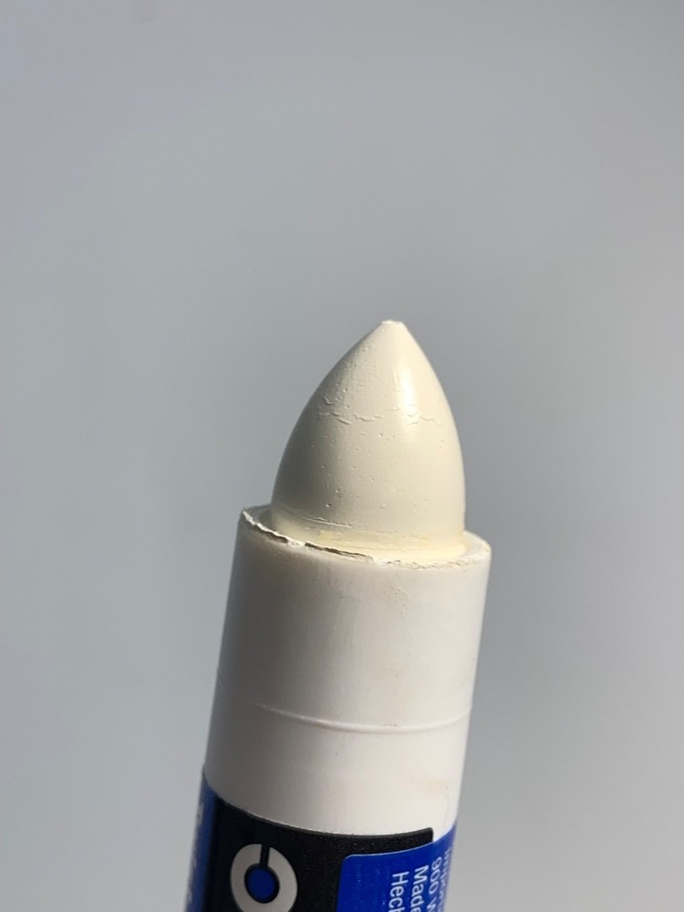 (2) Ormadus Solid Paint Permanent Marker, Twist-Up Tip, White