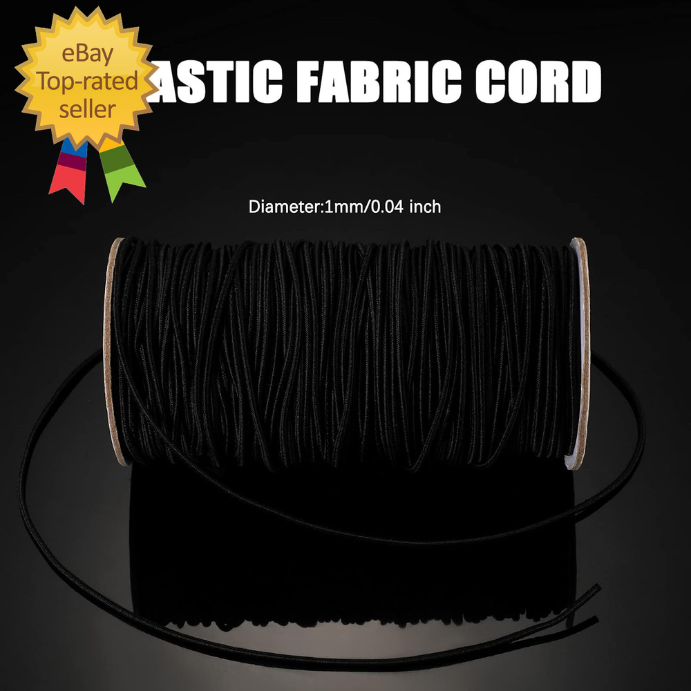100 Yards 2 Mm Elastic Cord Stretch String Elastic Beading Cord Craft Thread