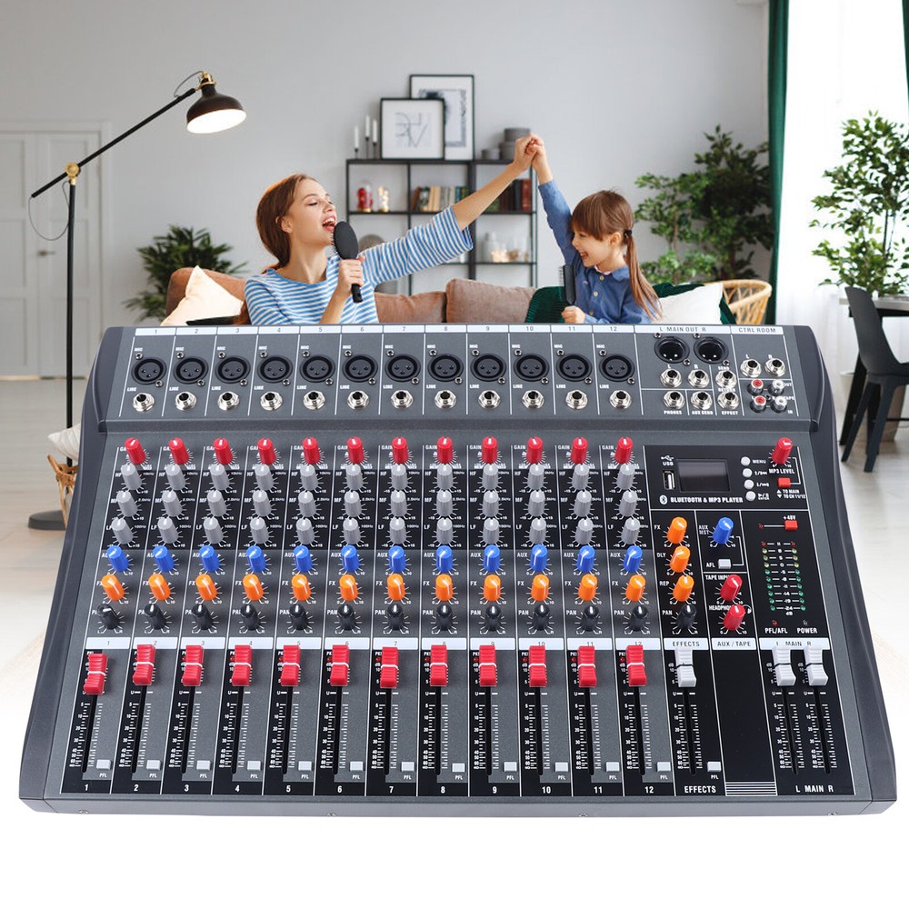 Pro Audio Equipment Live&Studio Mixers 12-channe Stage Analog Effect Processor