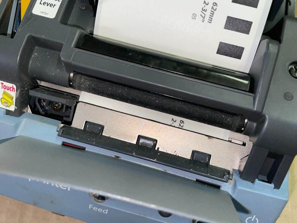 Open Box Pitney Bowes LPS-1 Label Printer Plus A Box of Printer Label