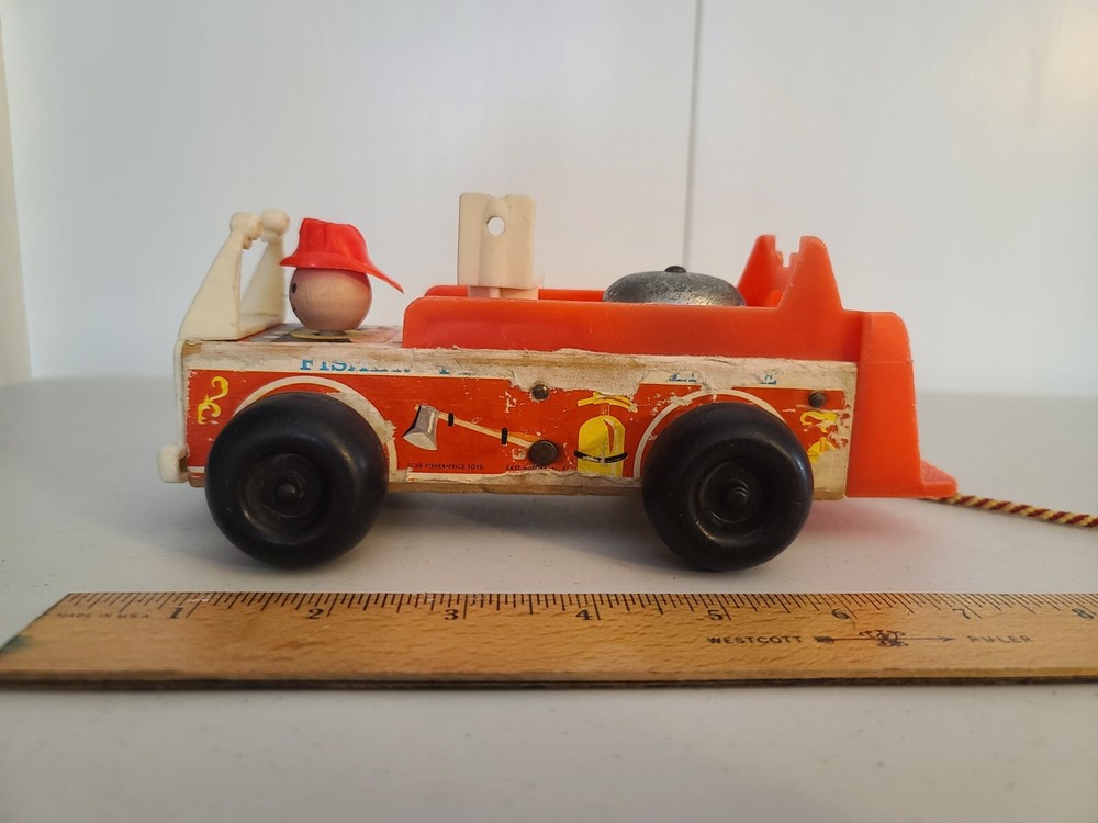 Vintage Fischer Price Pull Car