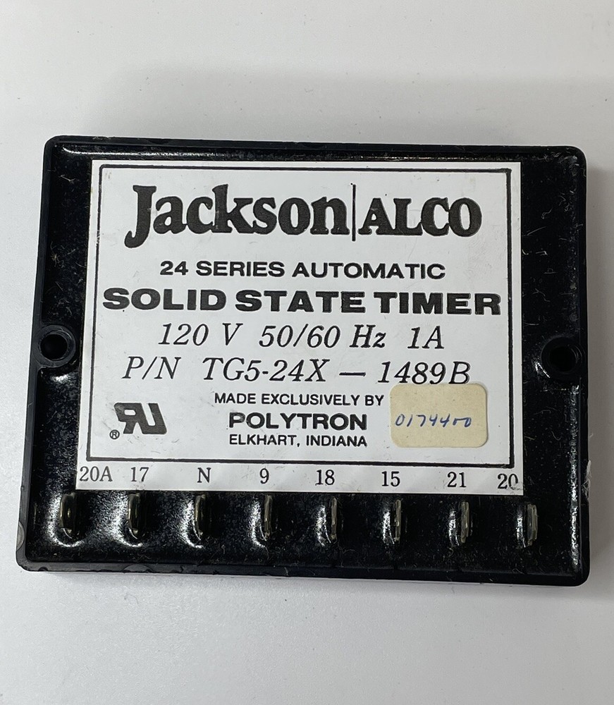 Jackson Solid State Timer TG5-24X - 1489B 24 Series Automatic Module OEM Part