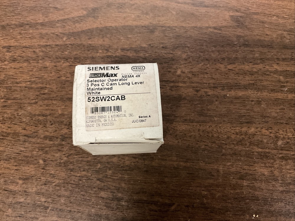 Siemens Selector Operator | 52SW2CAB |