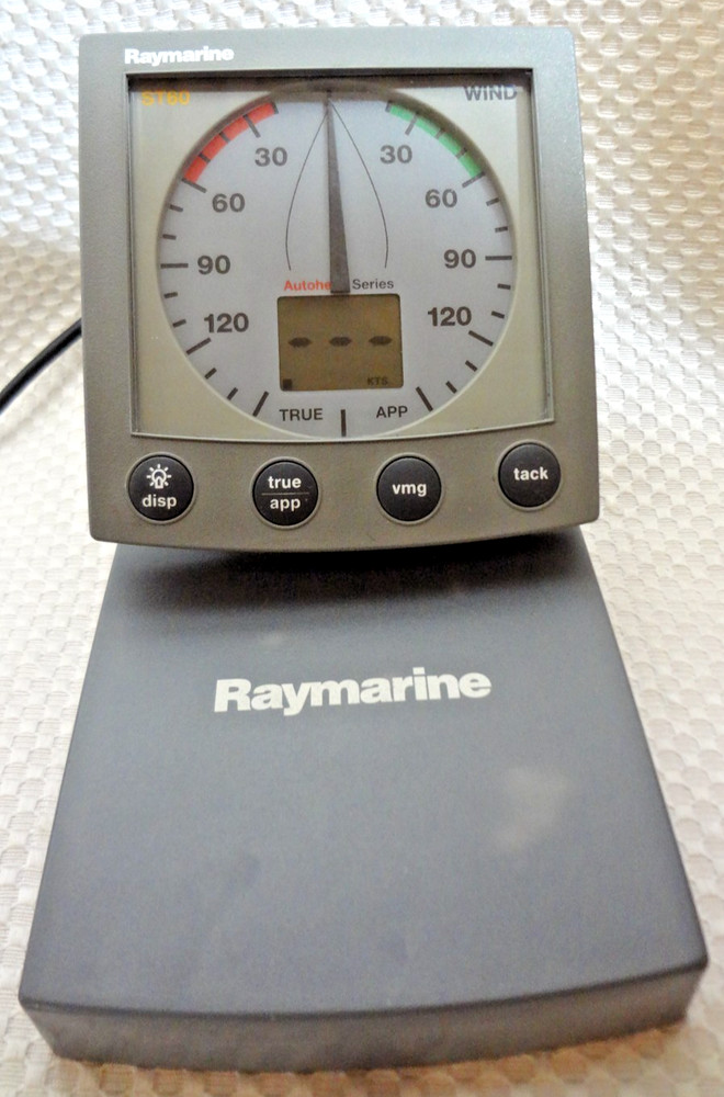 RAYMARINE ST60 WIND INSTRUMENT DISPLAY A22012 w/ STUDS & COVER