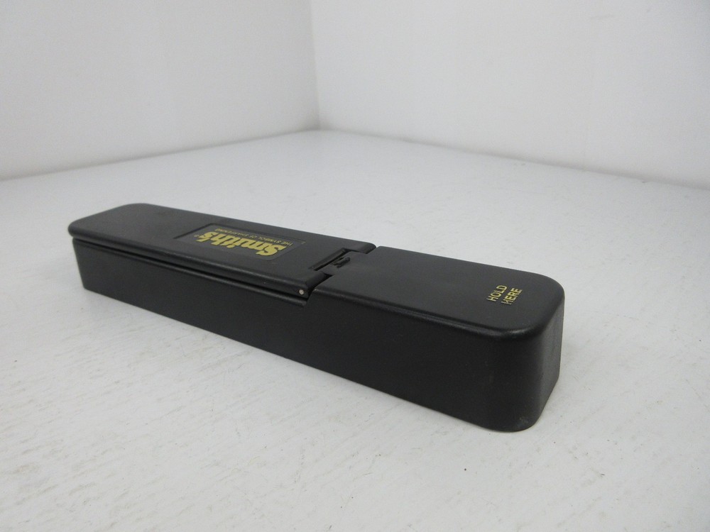 Vintage Smith's Sharpening Sticks Unbreakable Rods + Black Plastic Flip-Top Case