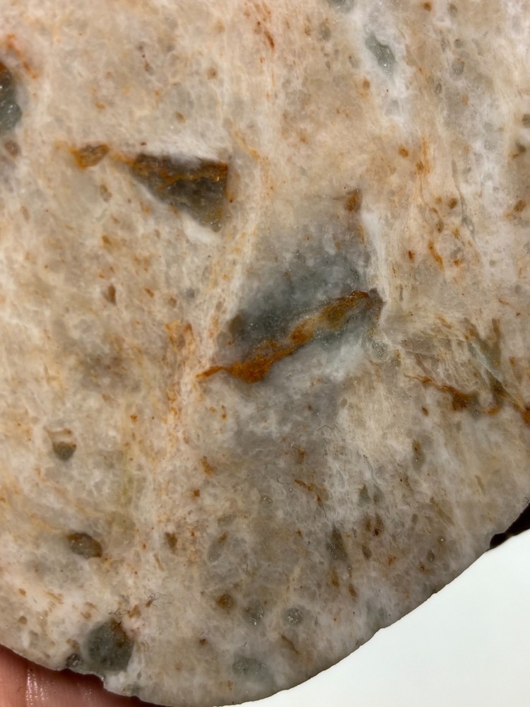 Simi-translucent Sillimanite Slab Cabbing Lapidary Combo Ship Avail
