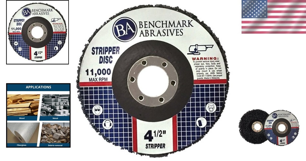 Professional Paint Stripper Discs - 4.5" 10 Pack