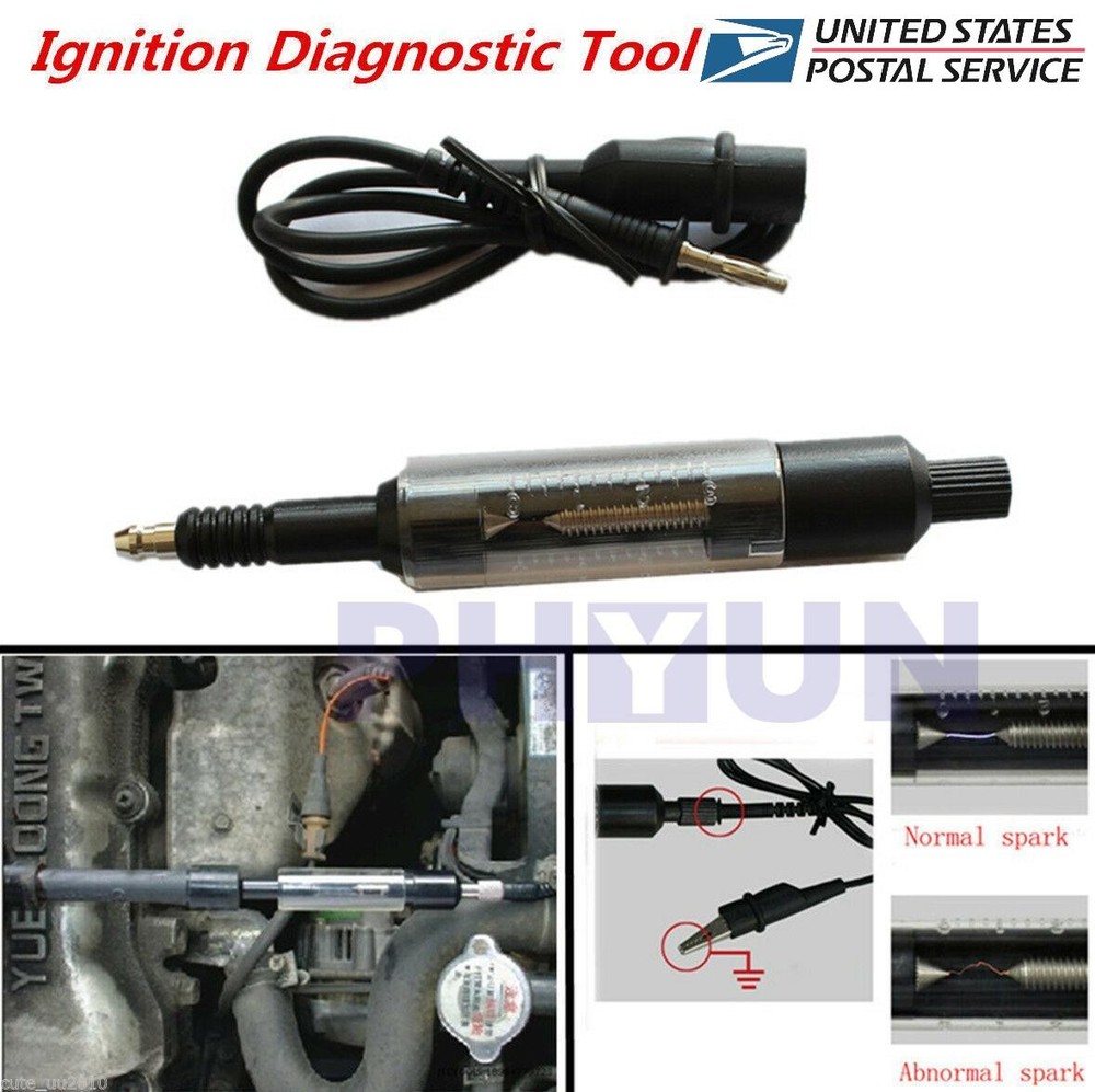 Spark Plug Tester Coil Overs Detector Ignition System Diagnostic Test Tool -USA