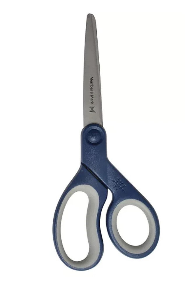 Member's Mark Anti-Microbial Scissors with Box Cutter – Safe & Versatile Tool