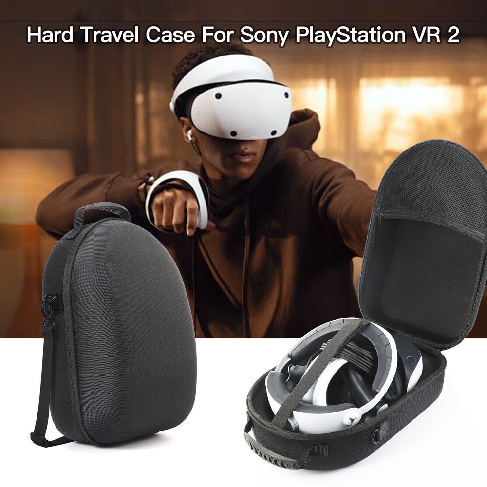 Storage Bag Carrying Case for SONY PS VR 2 Headset Controller Accessories Travel